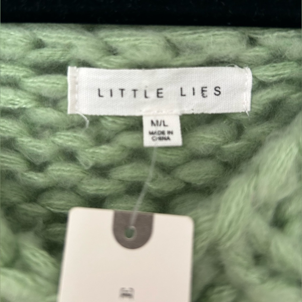 NWT Anthropologie Little‎ Lies Hand-Knit Sweater Vest - Size M/L - Picture 5 of 7